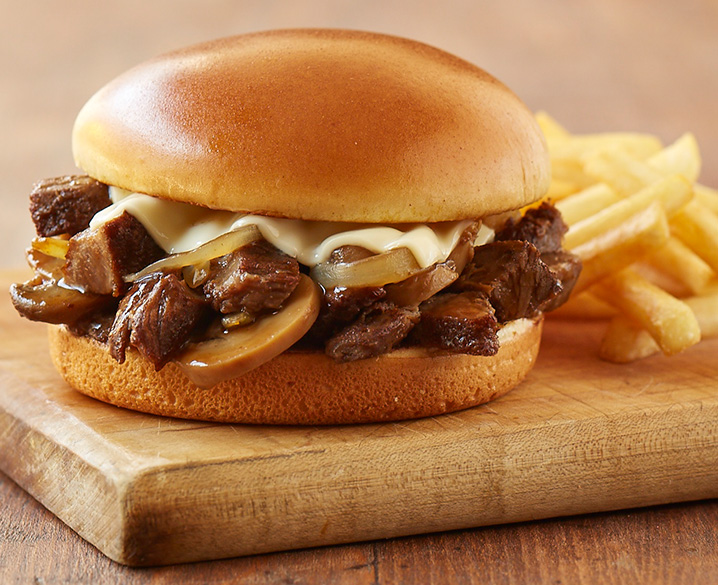 Order Roasted Prime Rib Tips Sandwich food online from Huddle House store, Austin on bringmethat.com