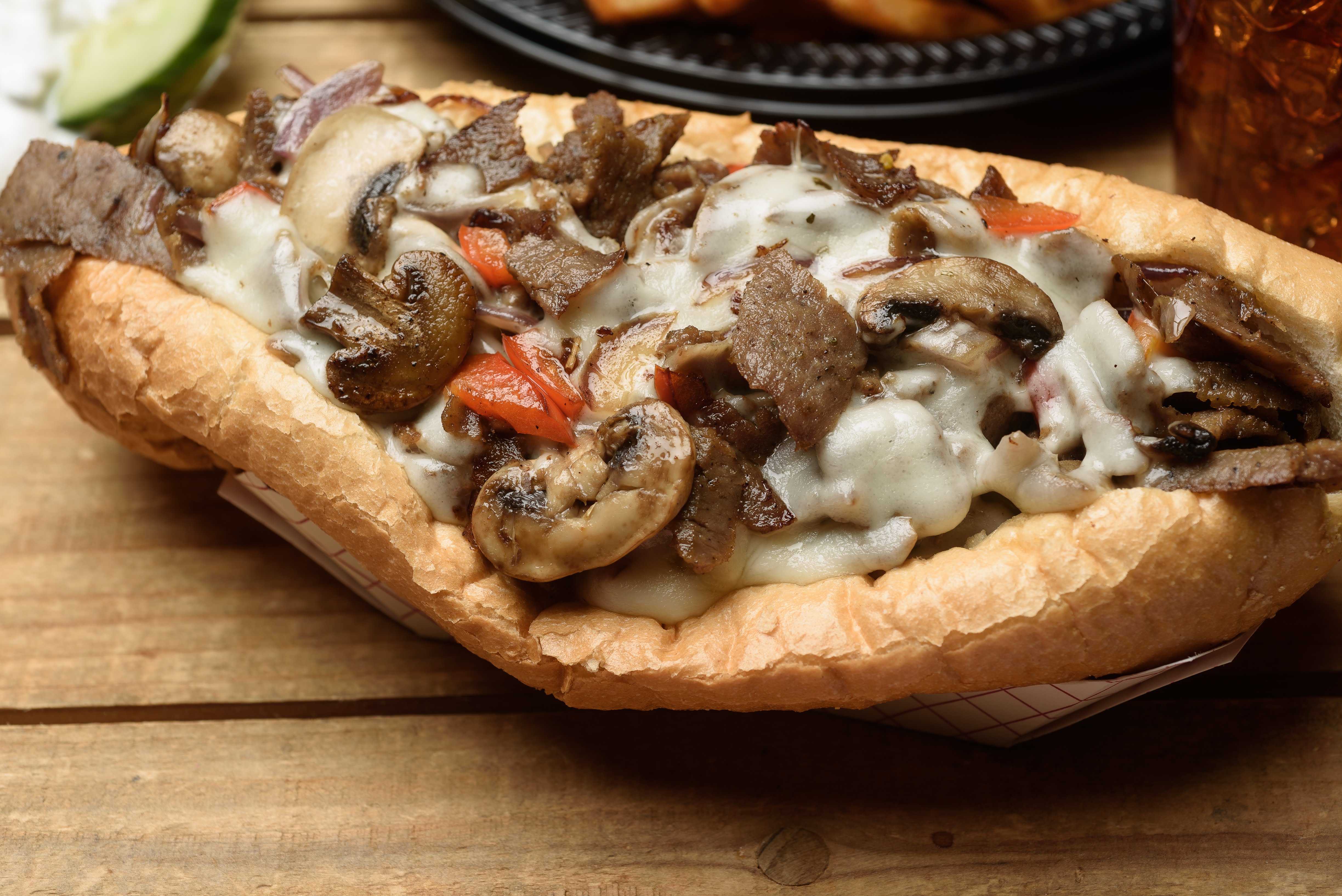 Order Philly Super Steak Sandwich food online from Zorbas store, Youngsville on bringmethat.com