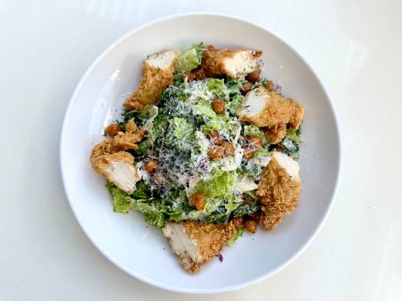 Order Crispy Chicken Kale Caesar Salad food online from Dish Society store, Houston on bringmethat.com