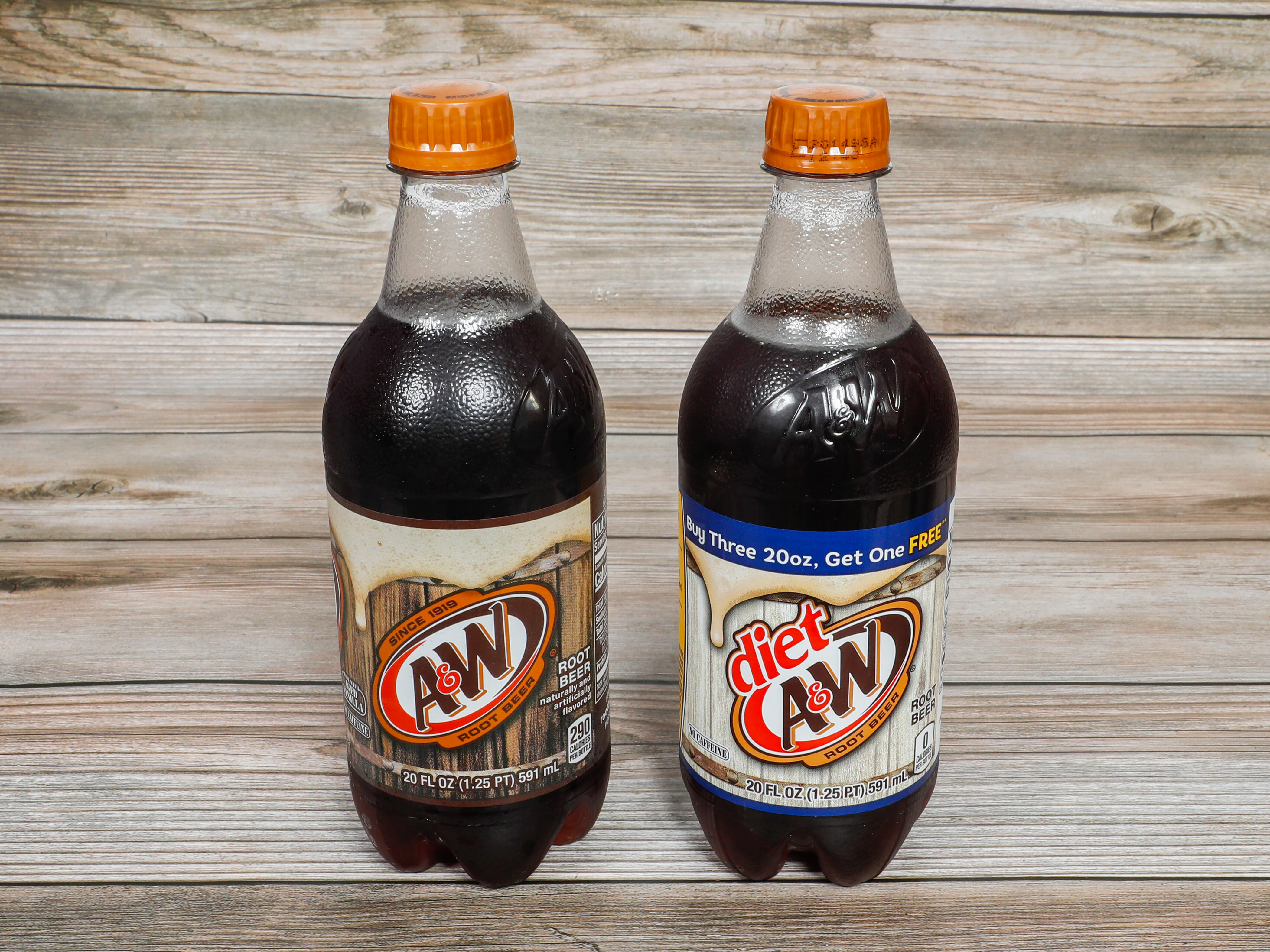 Order A&W Root Beer Soda 20 oz. food online from Amigos Halal Market store, Daly City on bringmethat.com