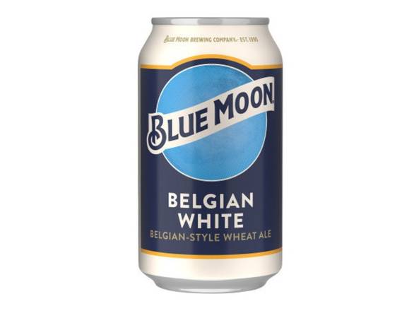 Order Blue Moon Belgian White Wheat Craft Beer - 6x 12oz Cans food online from Michaelis Wine & Spirits store, San Francisco on bringmethat.com