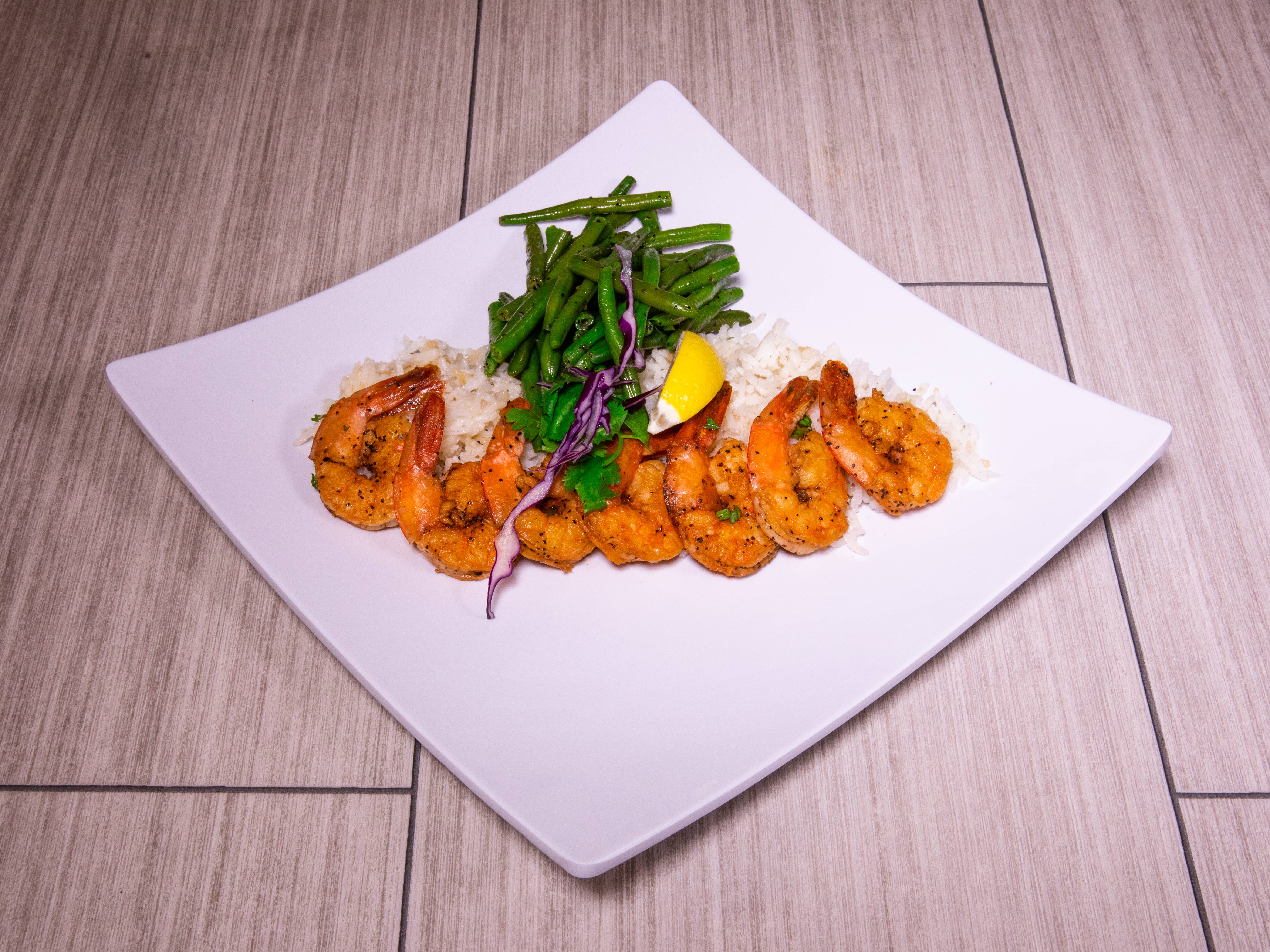 Order Grilled Shrimp food online from Petit Cafe store, Houston on bringmethat.com
