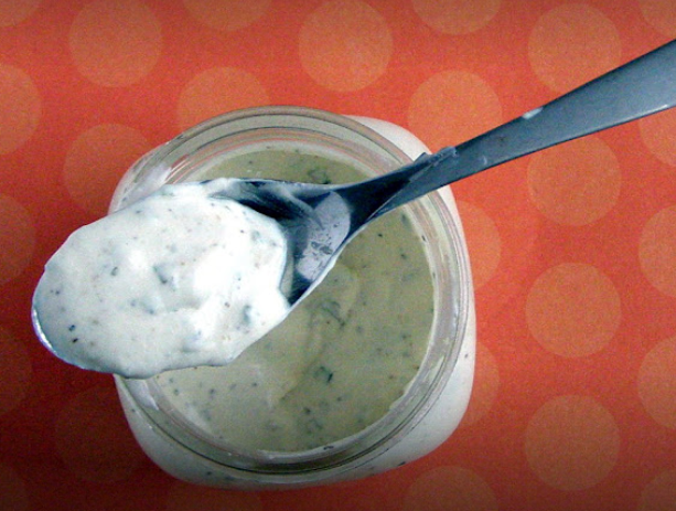 Order 4 oz. Homemade Ranch Dressing food online from Pappa's Pizza store, Alton on bringmethat.com