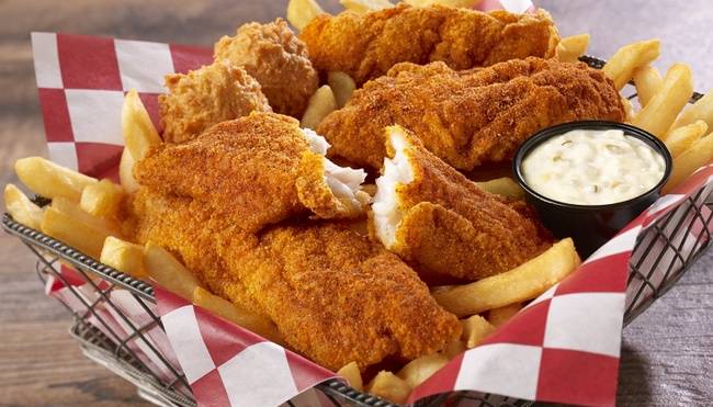 Order 4 Pc Catfish & Fries food online from The Catfish Kitchen store, Alcoa on bringmethat.com