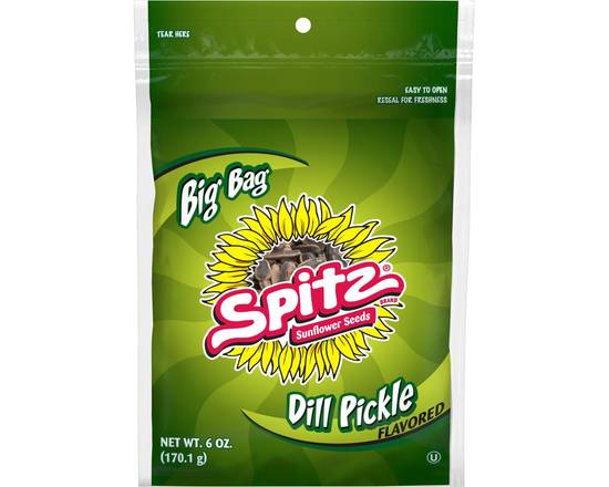 Order Spitz Sunflower Seeds Dill Pickle 6oz food online from Rocket store, San Diego on bringmethat.com
