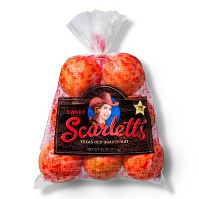Order Scarletts · Texas Red Grapefruit (5 lbs) food online from Jewel-Osco store, Libertyville on bringmethat.com