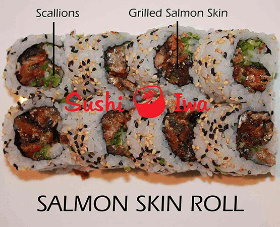 Order SALMON SKIN food online from Sushi Iwa store, Clayton on bringmethat.com