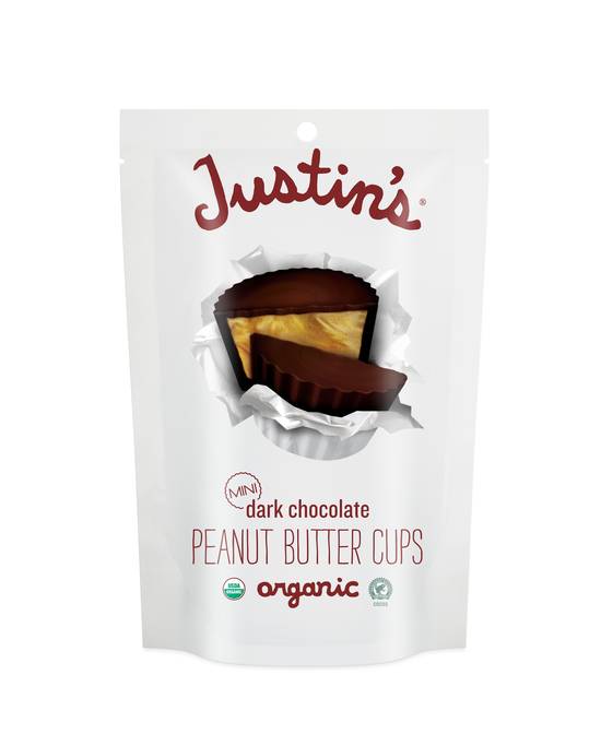 Order Justin's Mini Dark Chocolate Peanut Butter Cups, 4.7 OZ food online from CVS store, SAN ANTONIO on bringmethat.com