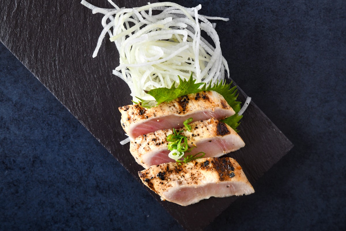 Order *TOMBO AHI SASHIMI food online from Blue Sushi Sake Grill store, Lincoln on bringmethat.com