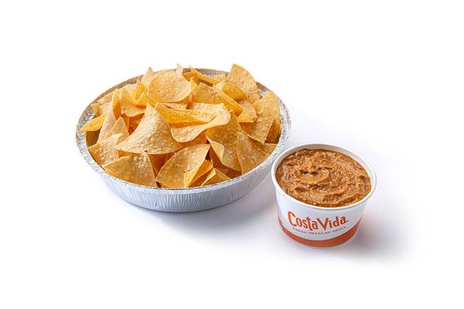 Order Chips & Refried Beans food online from Costa Vida Fresh Mexican Grill store, South Ogden on bringmethat.com