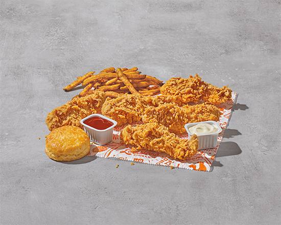 Order 5Pc Handcrafted Tenders Dinner food online from Popeyes store, Gray on bringmethat.com
