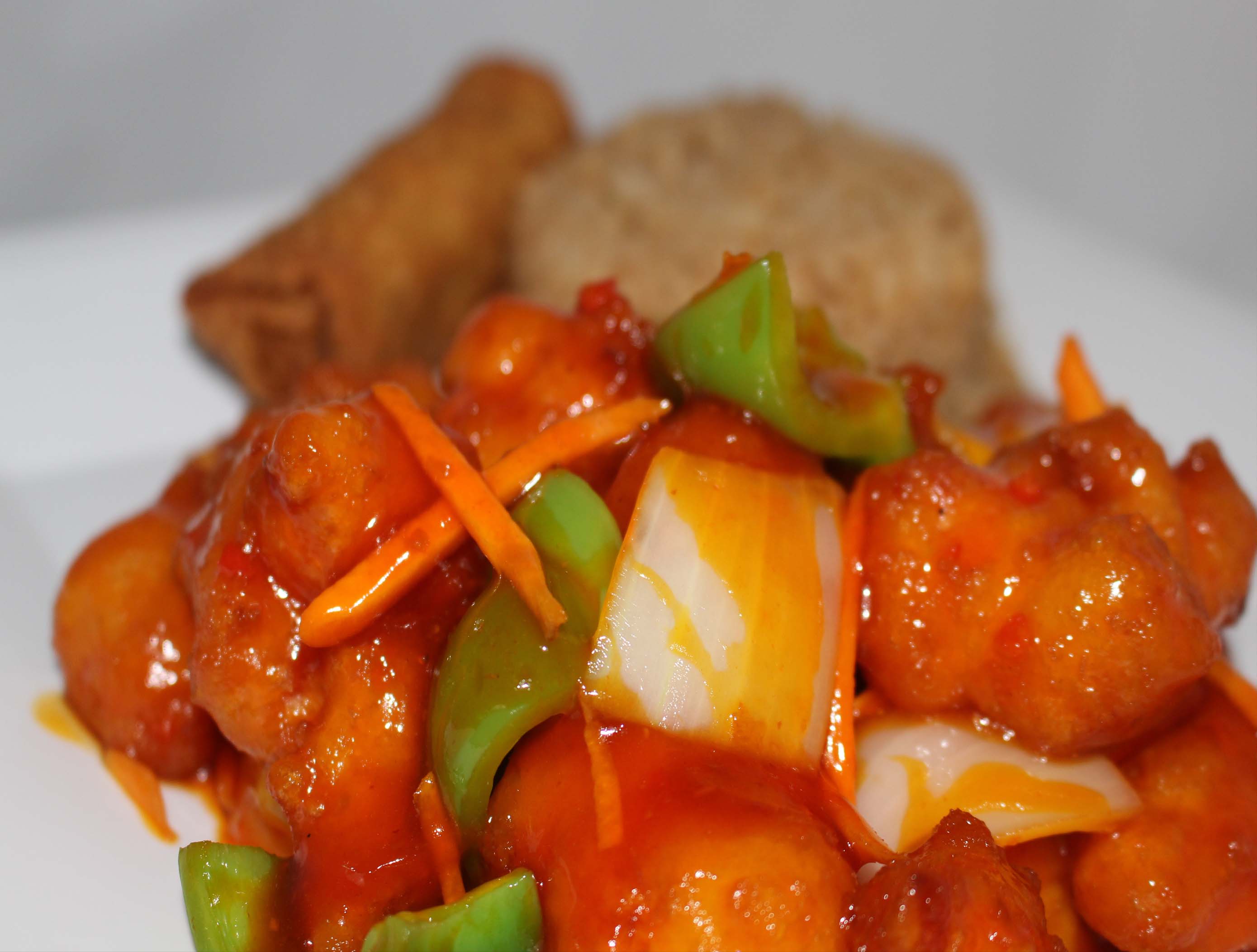 Order Sweet and Sour Jumbo Plate food online from Wok This Way store, San Antonio on bringmethat.com