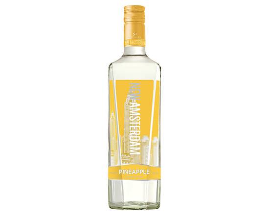 Order New Amsterdam Pineapple Flavored, 750mL vodka (35.0% ABV) food online from M D Gas & Food #13 store, Guerneville on bringmethat.com