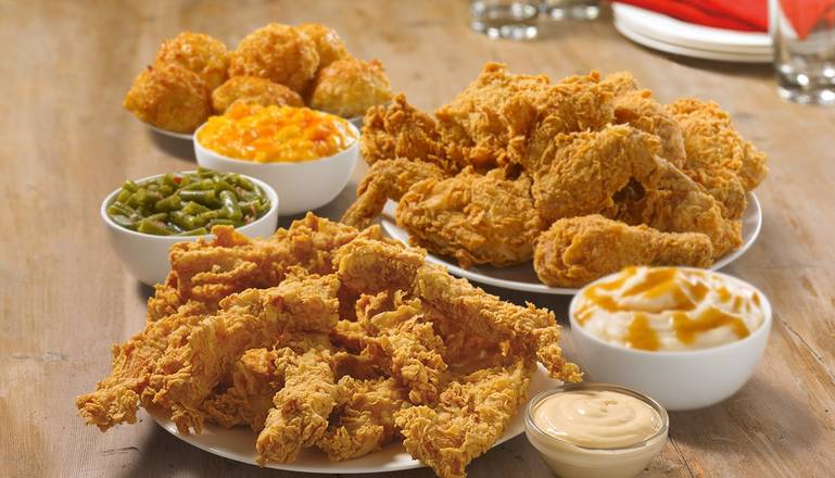 Order Spicy Feed 6 Family Feast food online from Church Chicken store, Port Isabel on bringmethat.com