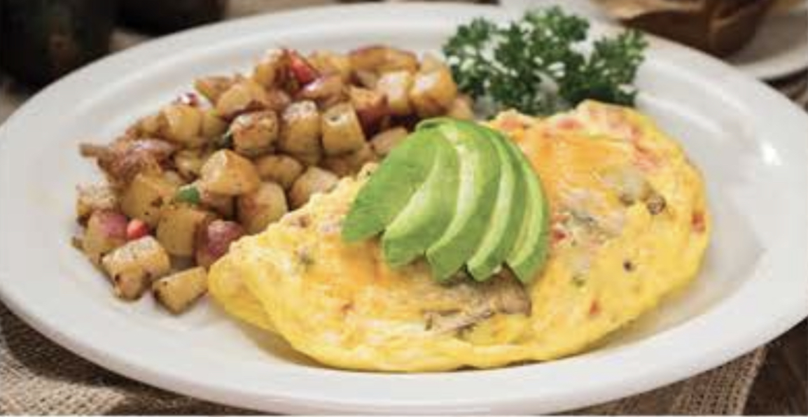 Order The Mother Lode 3 Egg Omelet food online from Perkos Cafe store, Madera on bringmethat.com