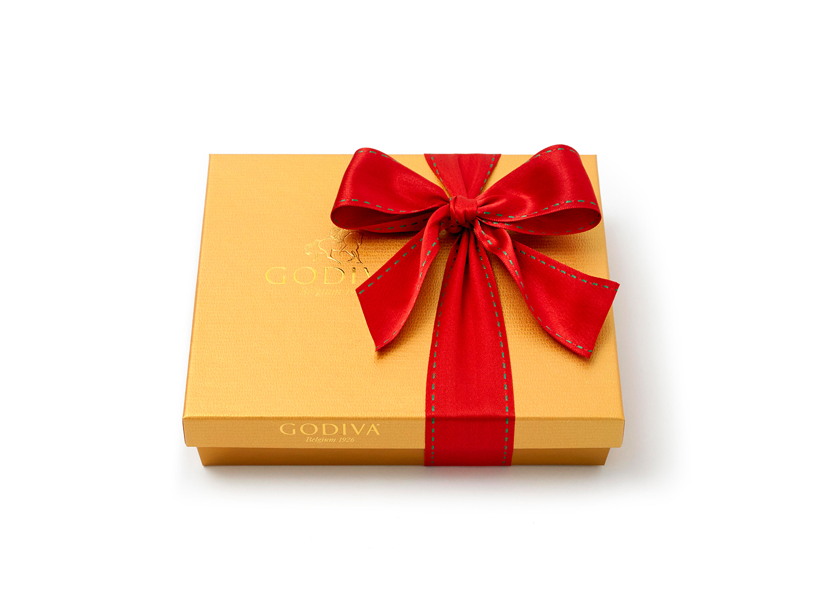 Order Assorted Chocolate Gold Gift Box food online from Godiva Chocolatier store, Houston on bringmethat.com