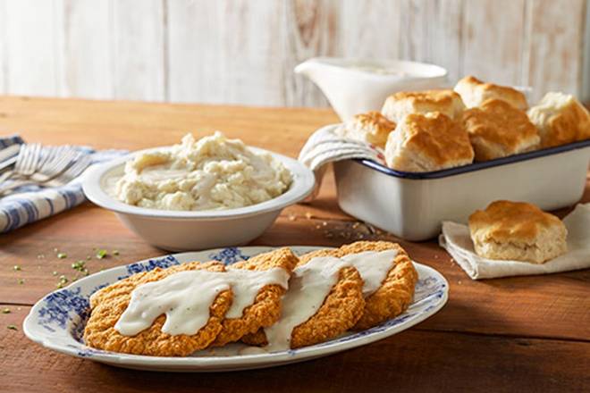 Order Country-Fried Steak Family Meal  food online from Bob Evans store, Shamokin Dam on bringmethat.com