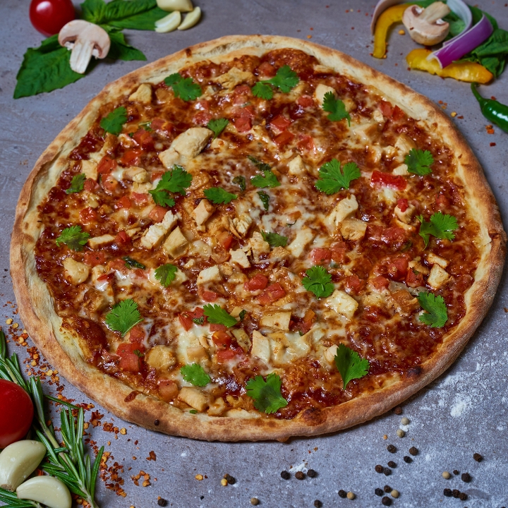 Order BBQ Chicken Pizza food online from The Bella Ciao store, Charlotte on bringmethat.com