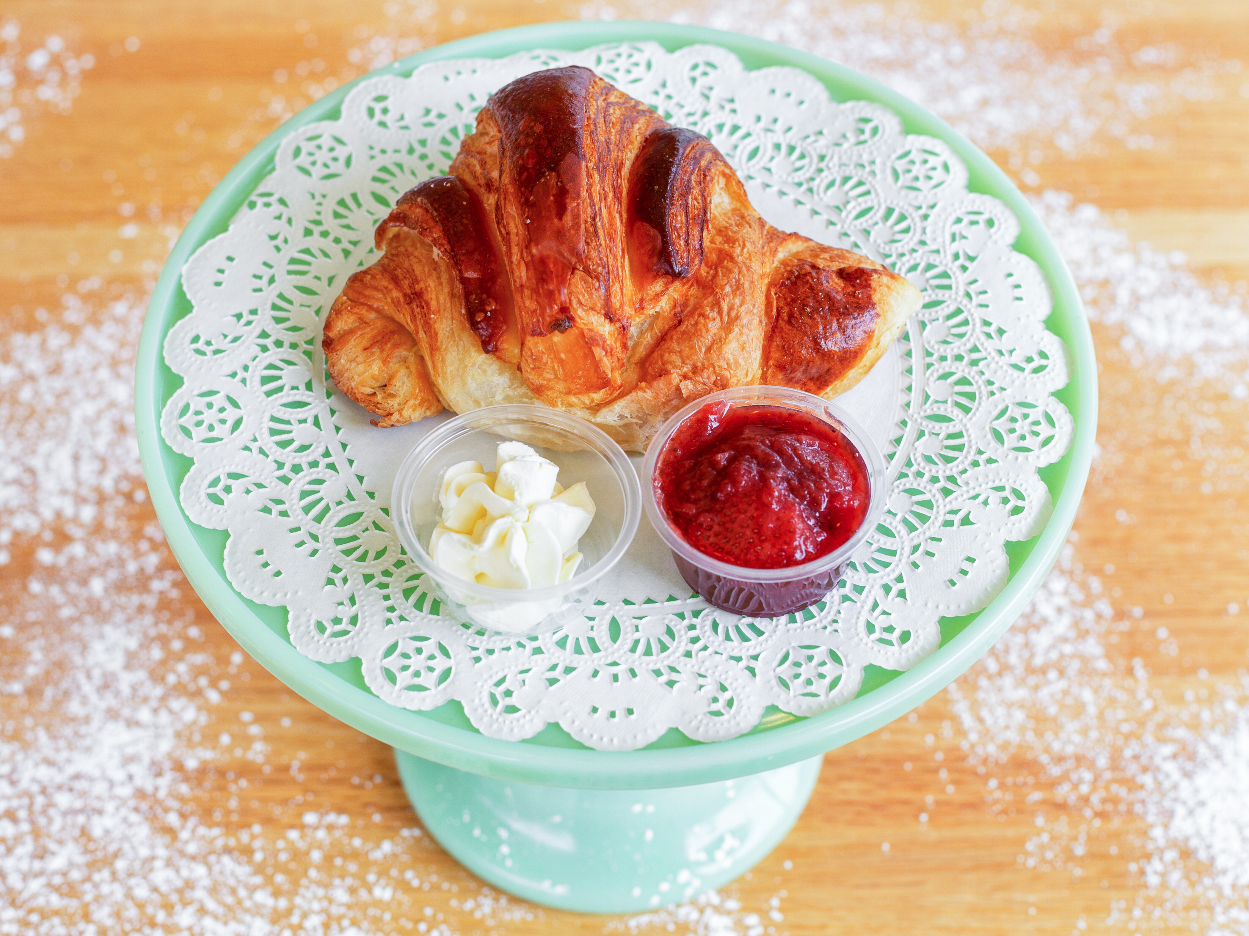 Order Butter Croissant food online from Courageous Bakery & Cafe store, Oak Park on bringmethat.com