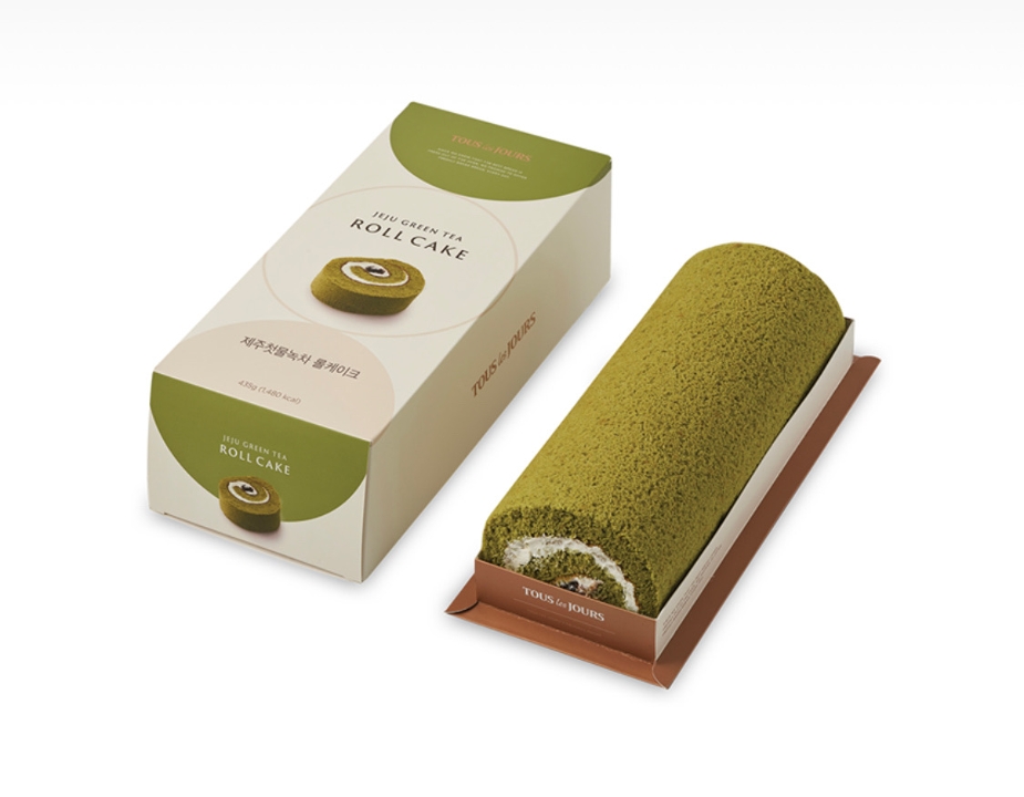 Order Green Tea Roll Cake food online from Tous Les Jours store, Natick on bringmethat.com