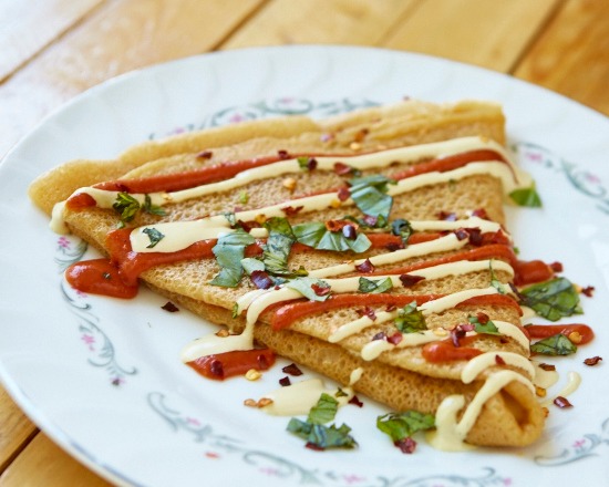 Order Pizza Crepe food online from Little Choc Apothecary store, Brooklyn on bringmethat.com