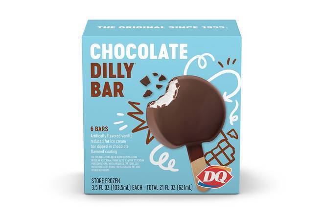 Order 6 pack Chocolate DILLY® Bar food online from Dairy Queen store, Concord on bringmethat.com