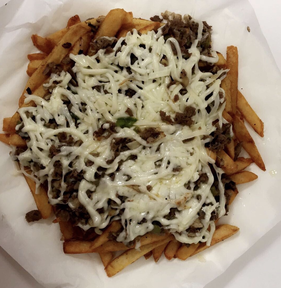 Order Philly cheese steak fries food online from Giant New York Pizza store, Santee on bringmethat.com
