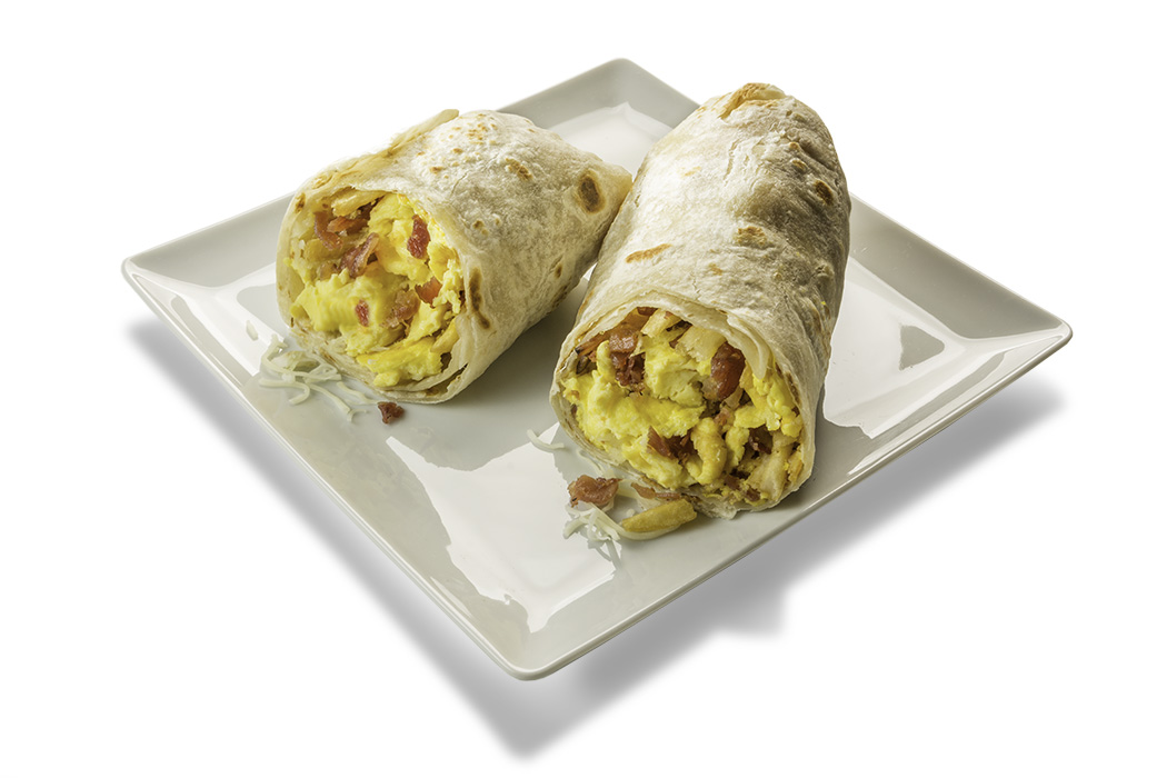 Order Super Breakfast Burrito food online from El Patio Fresh Mexican Grill store, Davis on bringmethat.com