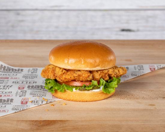 Order Crispy Chicken Sandwich food online from The Habit Burger Grill store, Riverdale on bringmethat.com