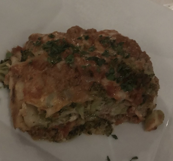 Order Lasagna with Broccoli and Italian Sausage food online from L'angeletto Restaurant store, New York on bringmethat.com