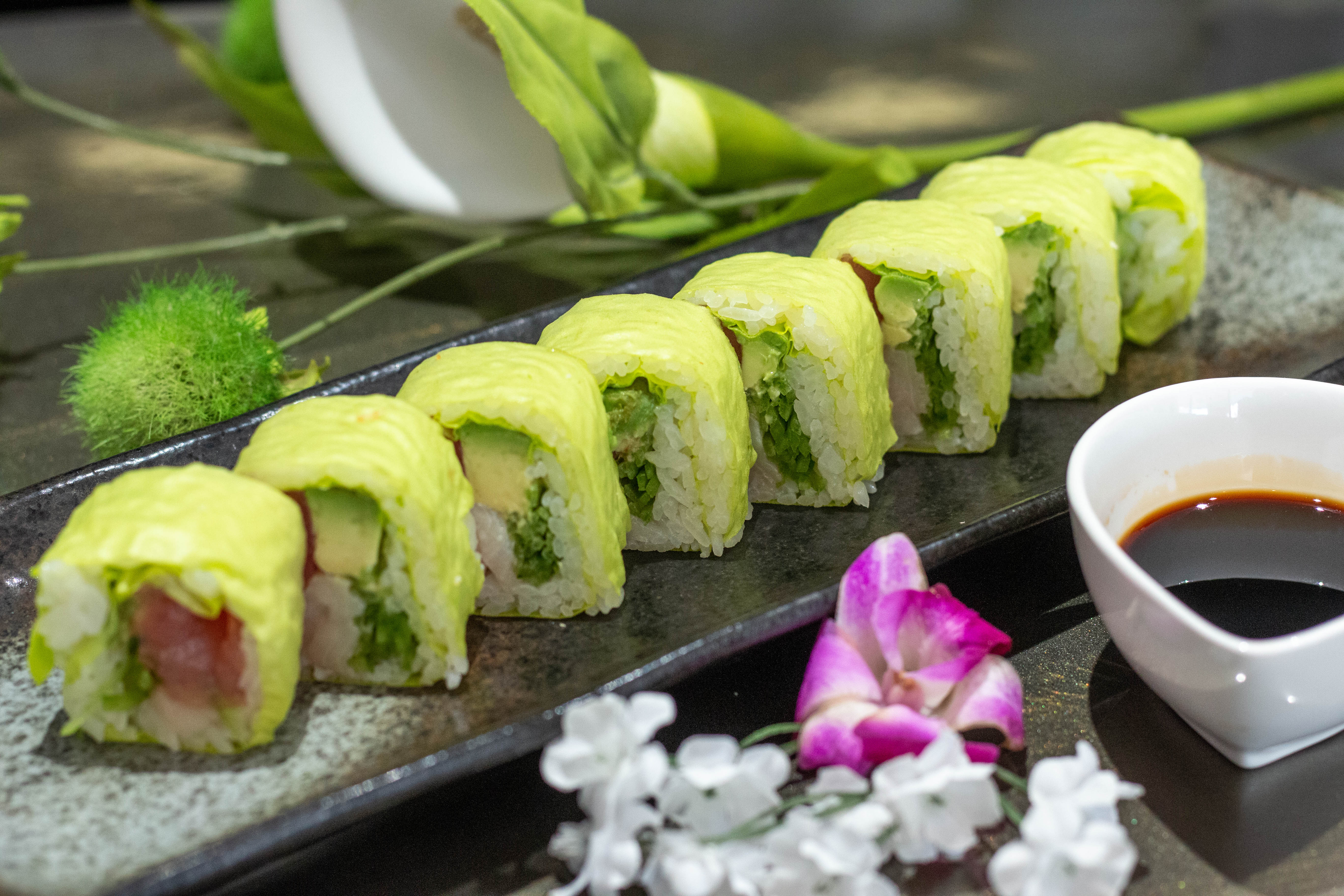 Order Lily Lover Roll food online from Kumo Sushi store, Bethlehem on bringmethat.com