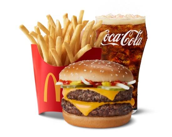 Order Double Quarter Pounder with Cheese Meal food online from Mcdonald store, READING on bringmethat.com