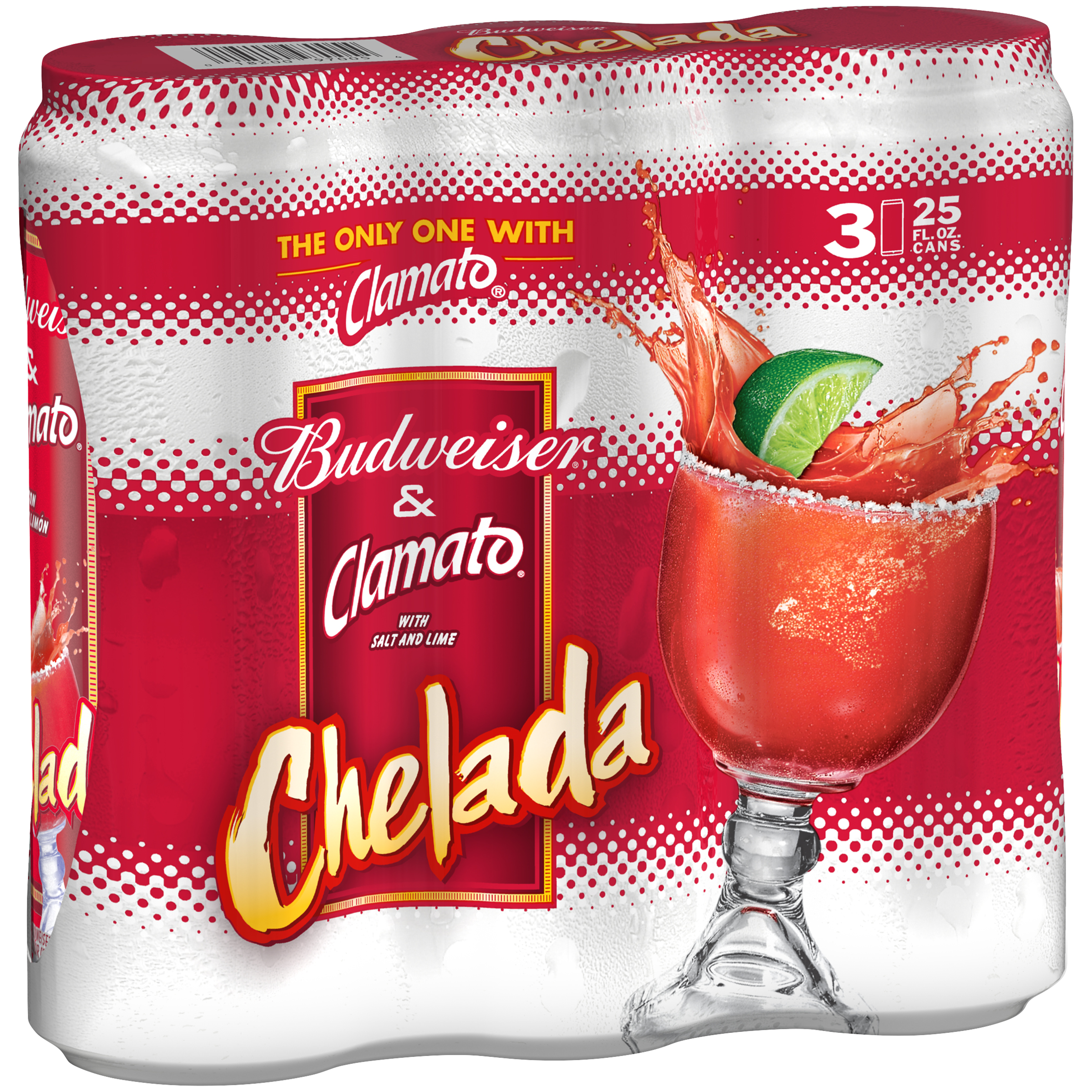 Order BUDWEISER & CLAMATO CHELADA 3 PACK 25 FL OZ. CANS food online from Quik Food Mart store, Avondale on bringmethat.com