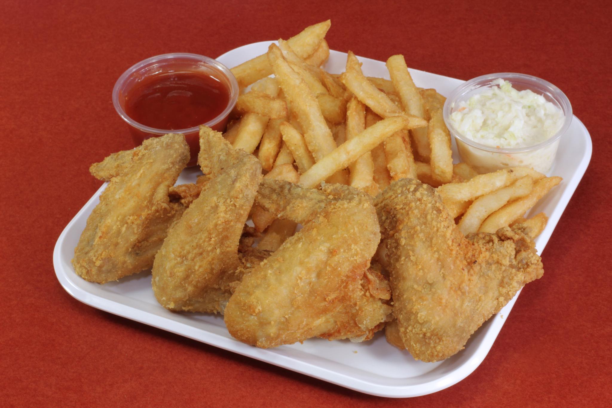 Order 4 Wing Dinner food online from Jj Chicken & Fish store, Dayton on bringmethat.com