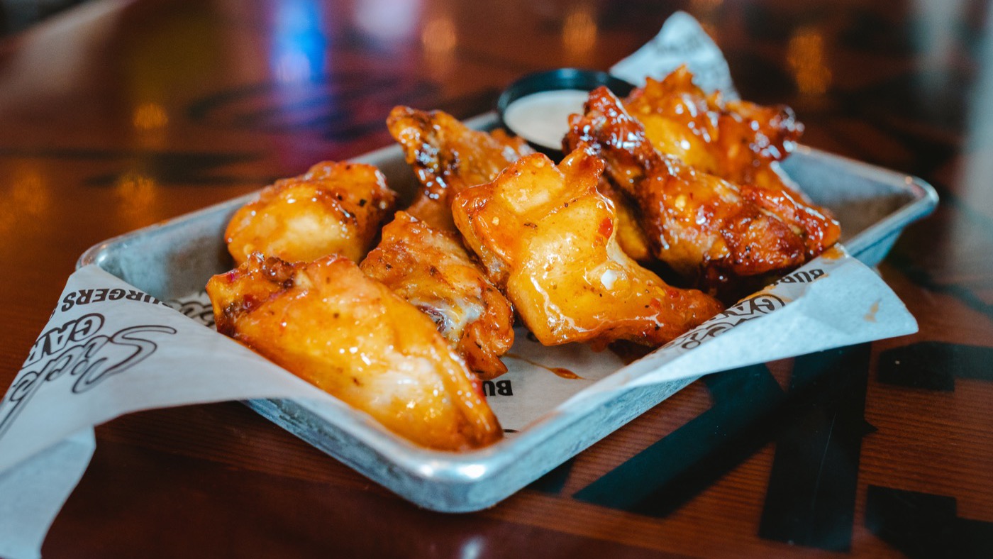 Order Traditional Wings (6) food online from Sickies Garage Burgers store, Sioux Falls on bringmethat.com