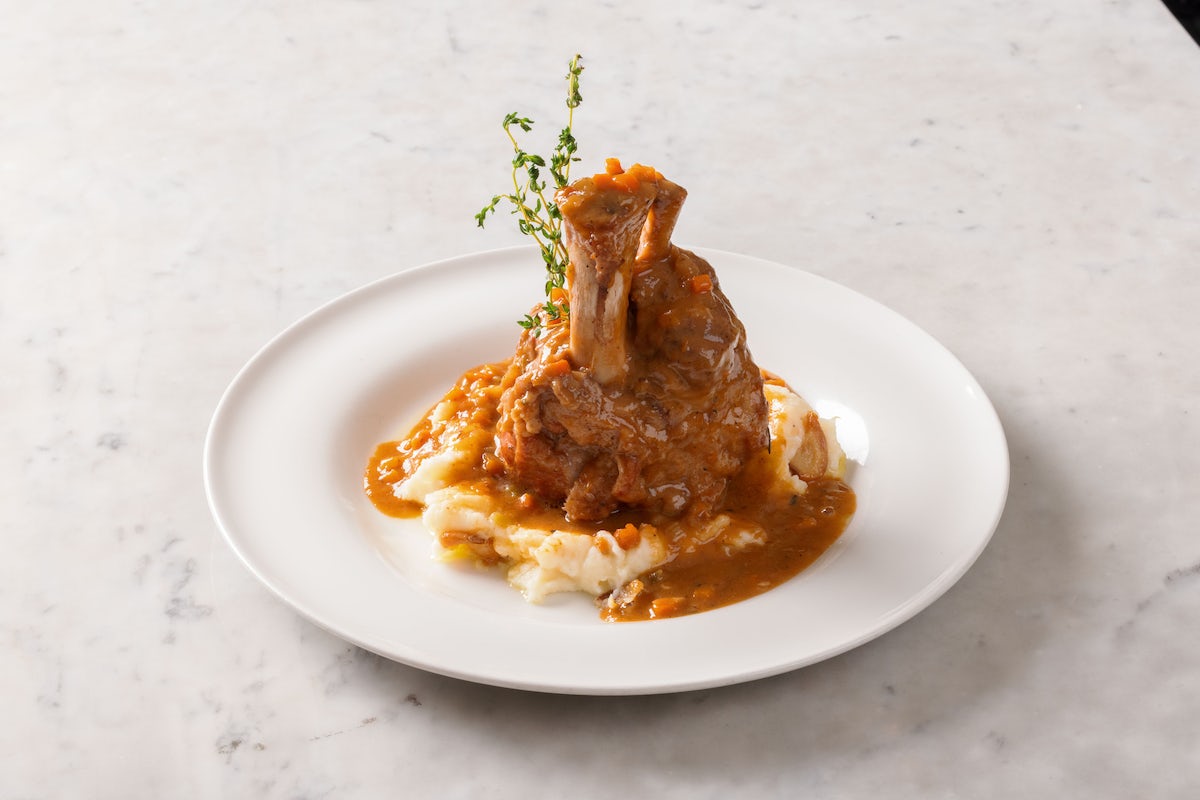 Order Ossobuco di Maiale food online from Il Fornaio store, Burlingame on bringmethat.com