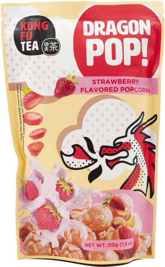 Order KFT Dragon Pop (Single)-Strawberry food online from Kung Fu Tea store, Canton on bringmethat.com