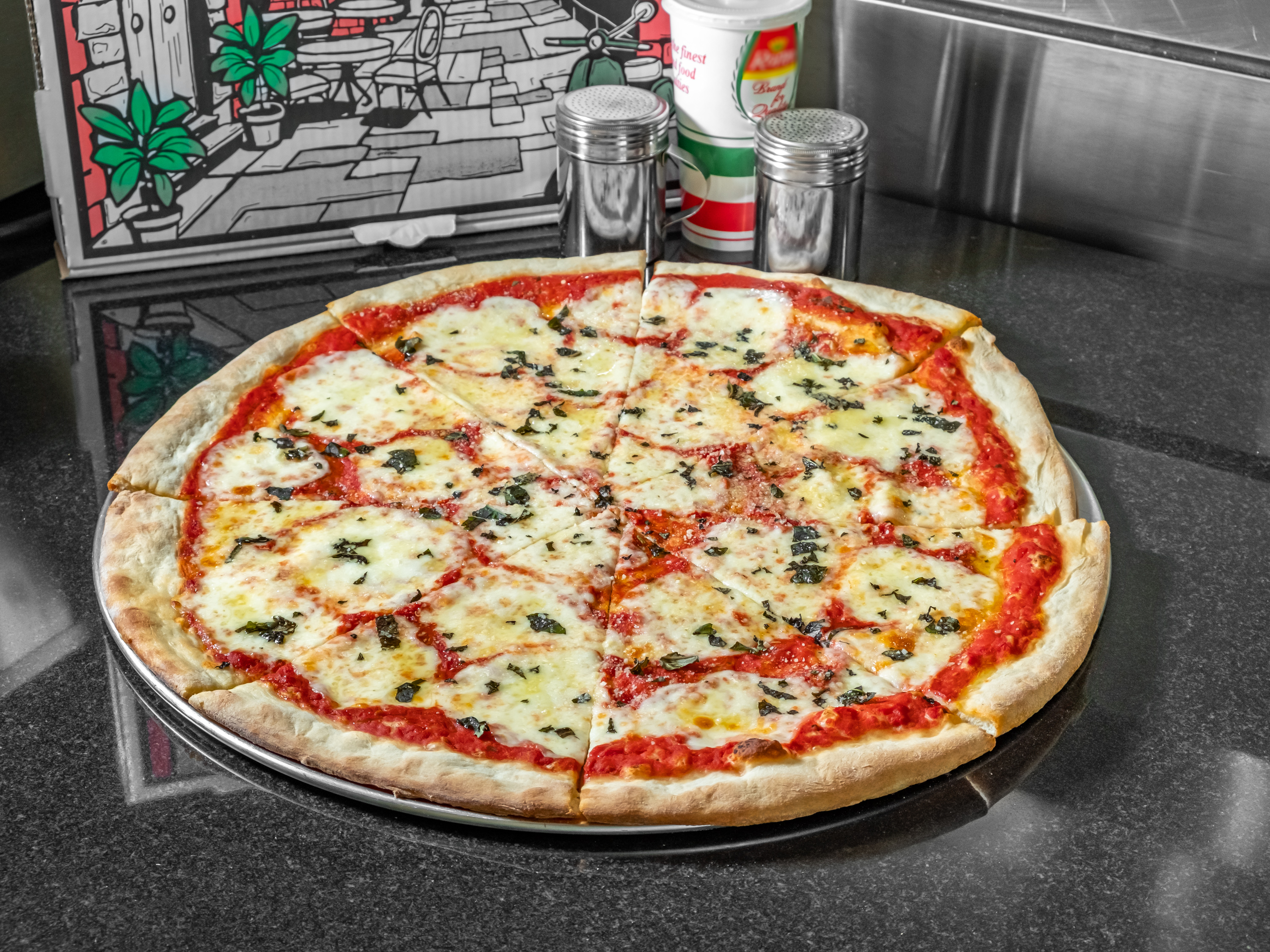 Order Margherita Pizza food online from Dough Boys Pizza store, Cherry Hill on bringmethat.com