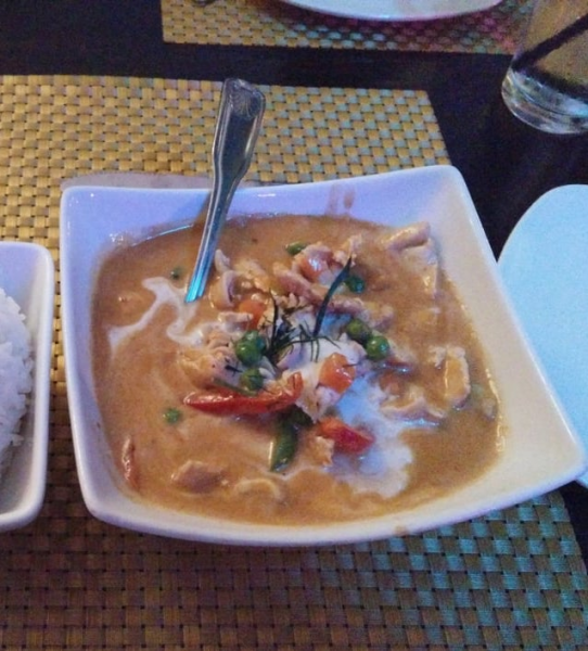 Order Panang Curry food online from A La Carte Thai Bistro store, Culver City on bringmethat.com