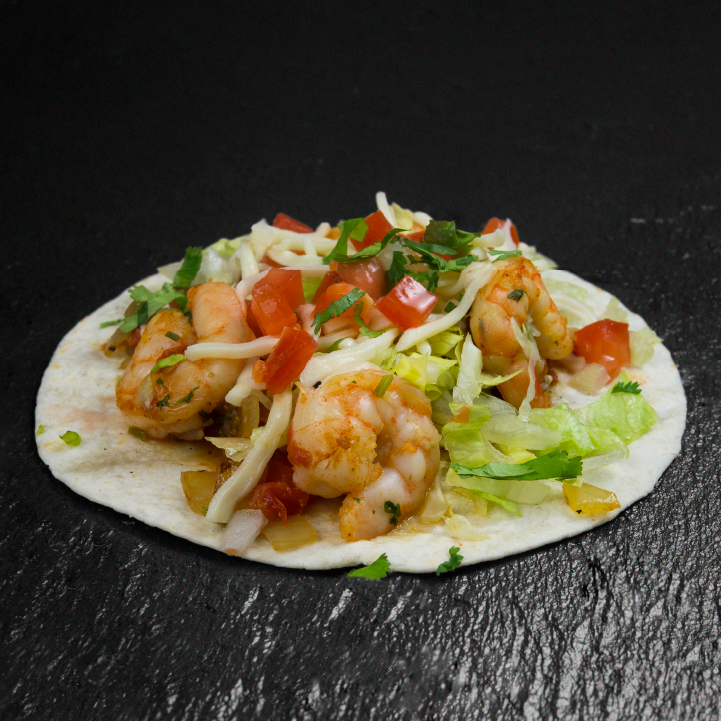 Order Chimi Shrimp Taco food online from Sabor Latin Street Grill store, Pineville on bringmethat.com