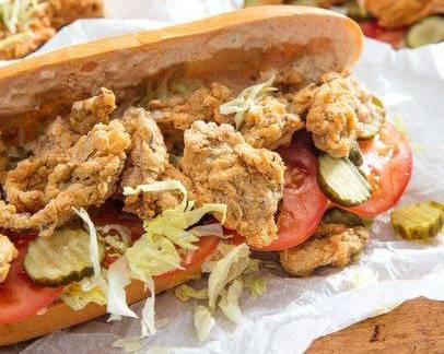 Order Oyster Po Boys food online from Red Hook Cajun Seafood & Bar store, Southaven on bringmethat.com