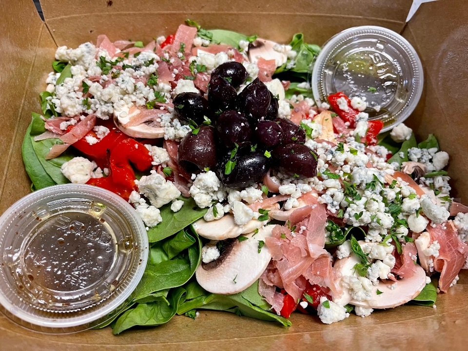 Order SPINACH SALAD food online from Bitcoin Pizza store, Seattle on bringmethat.com