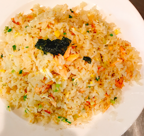 Order 1. Salmon Fried Rice food online from Kim Korean House & Sushi Bar store, Clearfield on bringmethat.com