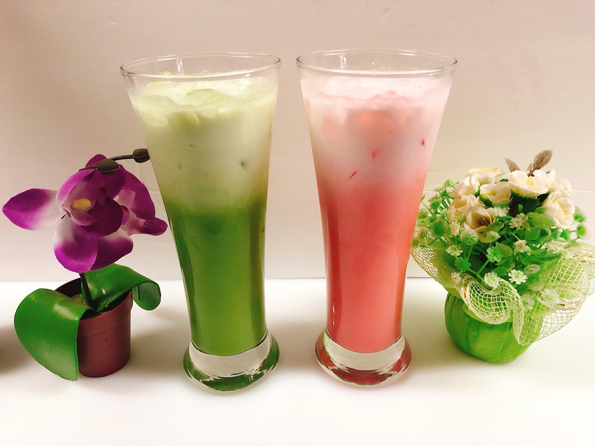 Order Iced Pinky Milk food online from Luv n Eat Thai Cuisine store, Camarillo on bringmethat.com
