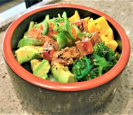 Order Spicy Aloha Poke Bowl food online from Super Sushi & Poke store, Middlesex County on bringmethat.com