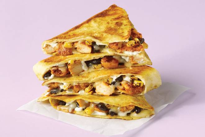 Order The Spicy Chicken Ranch Quesadilla food online from Savage Burrito store, Reston on bringmethat.com