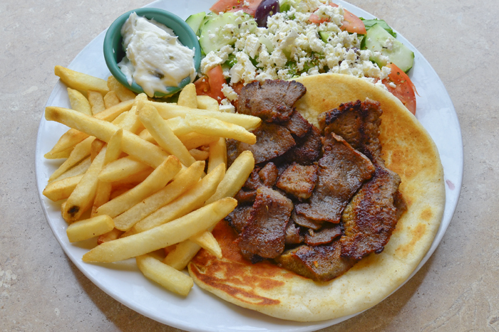 Order Gyro Platter food online from Paxos grill cafe store, Yonkers on bringmethat.com