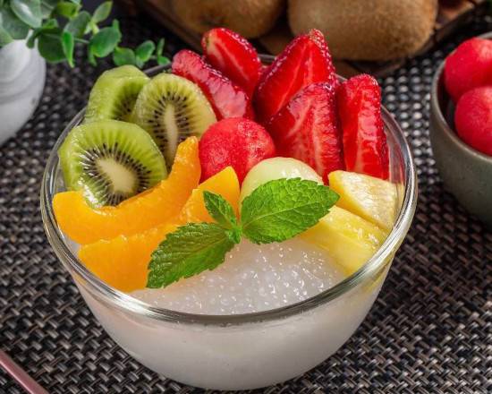 Order Coconut Sago with Mixed Fruit food online from Shooting Star Cafe store, Oakland on bringmethat.com