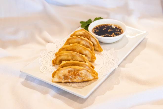 Order POT STICKERS  (6 Pieces) food online from Lemon Grass Thai Kitchen store, Tampa on bringmethat.com