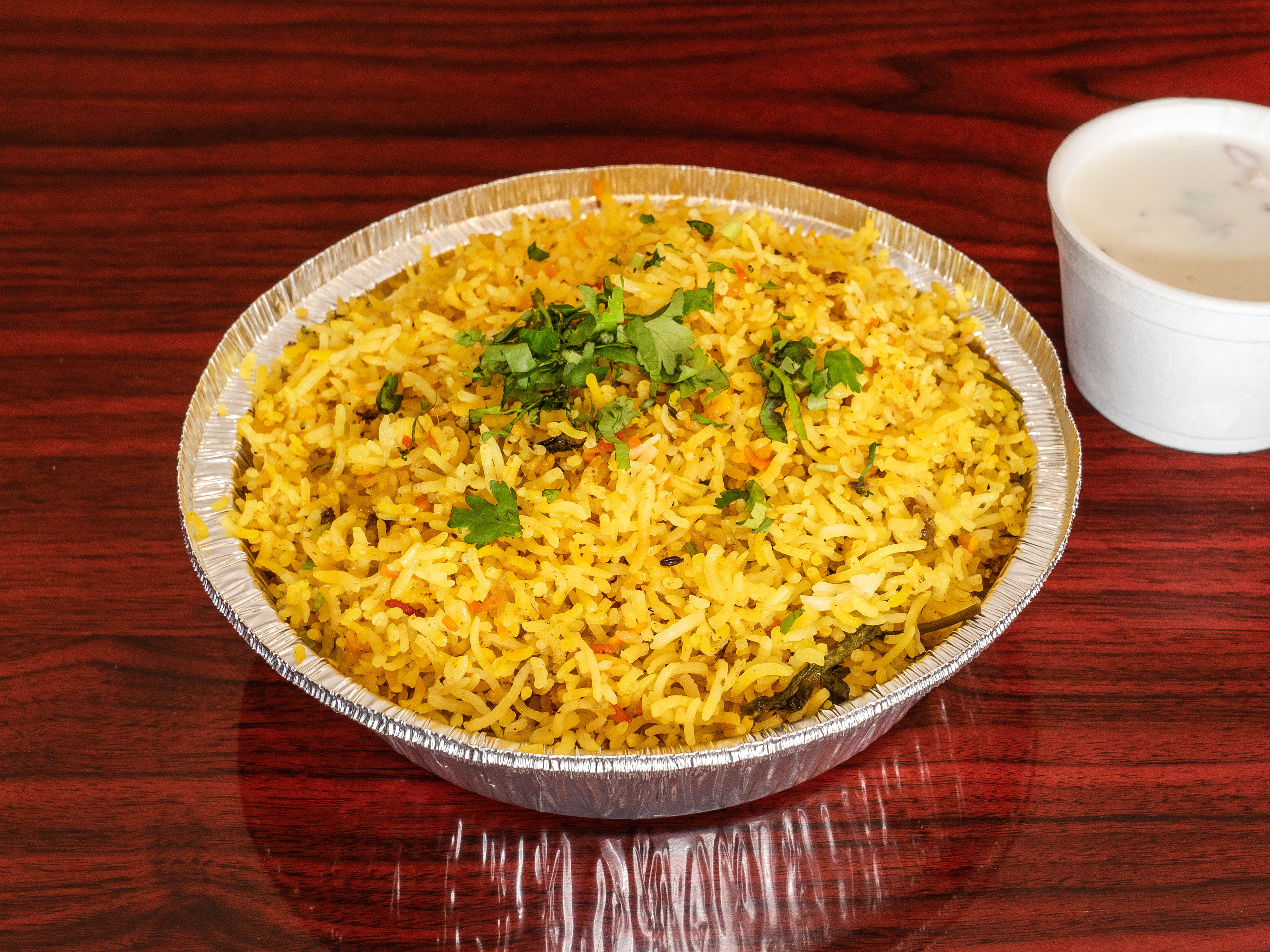 Order Vegetable Dum Biryani food online from Indian Curry Cuisine store, Irvine on bringmethat.com